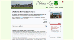 Desktop Screenshot of hokovce.eu